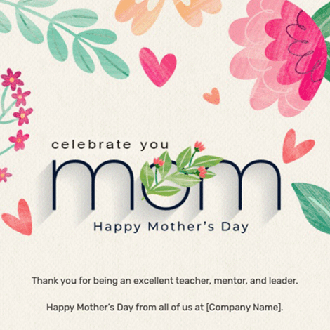 Mother's Day To All Employees Texture